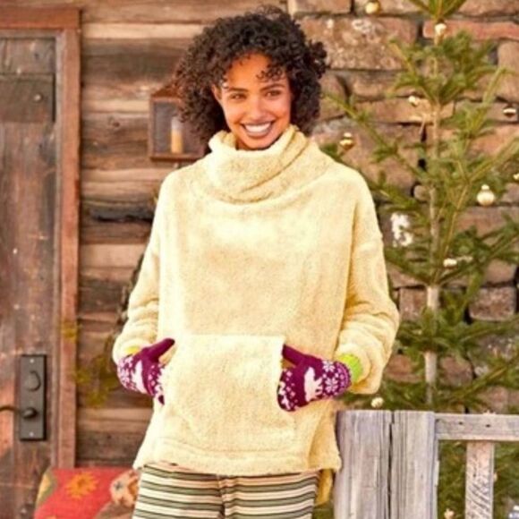 Sundance Sasha Cozy Sweatshirt in Ivory M NWOT - Picture 1 of 8